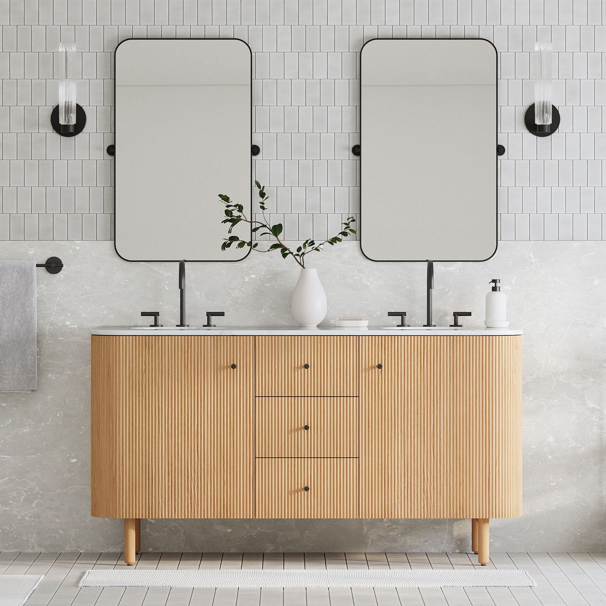 Ellington Double Bathroom Vanity (63"–72")