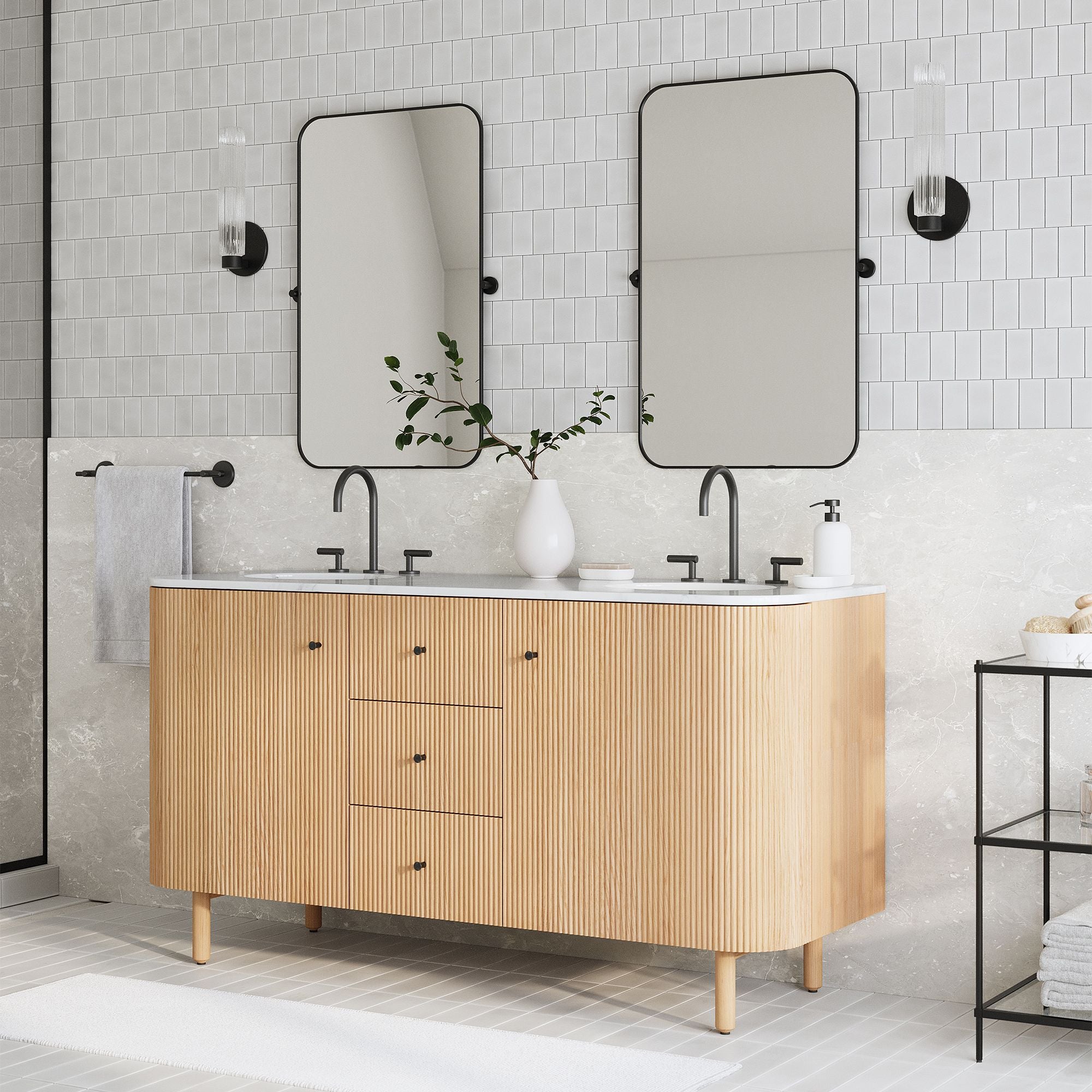 Ellington Double Bathroom Vanity (63"–72")