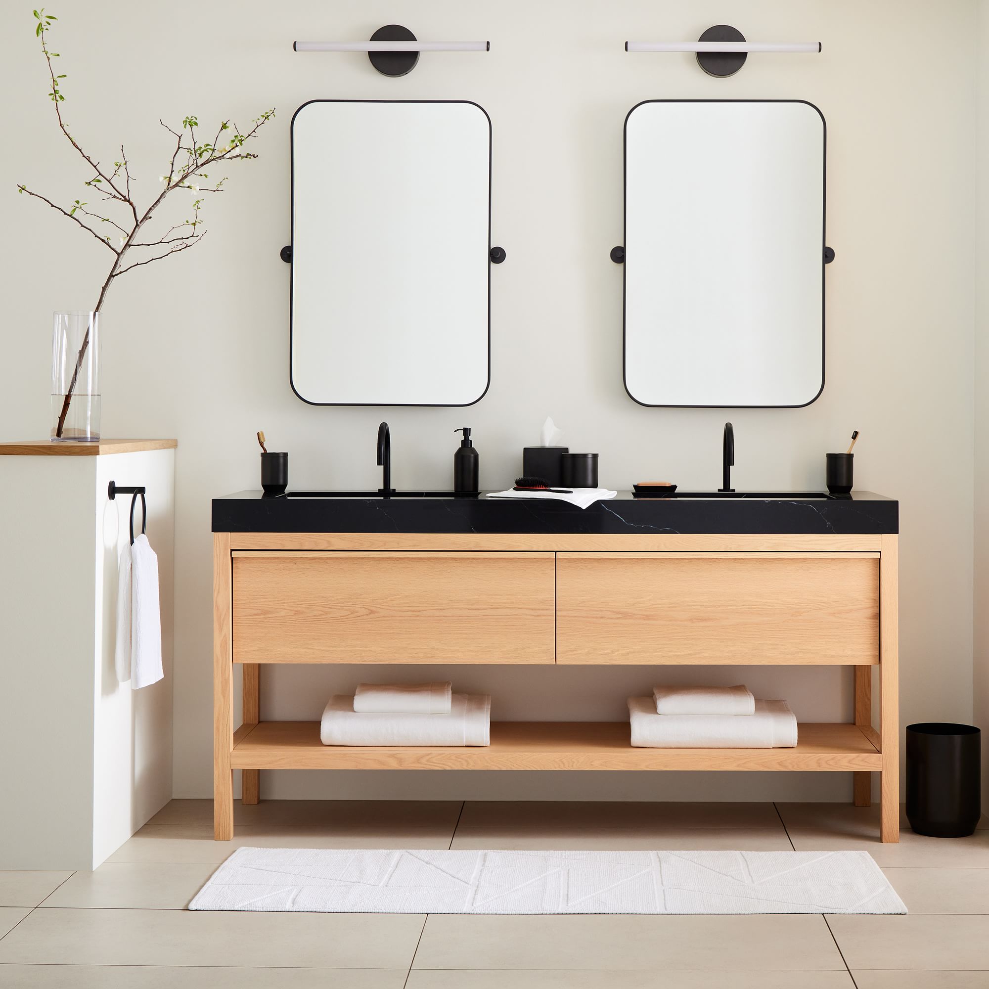 Glenn Double Bathroom Vanity (48"–72")