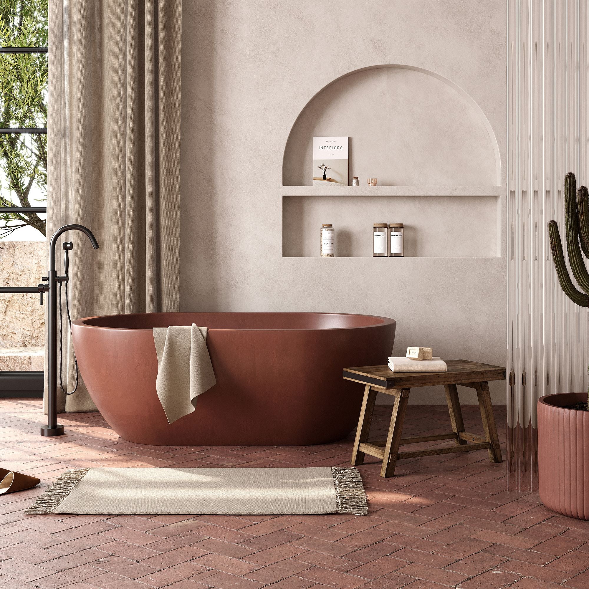 Mini Maui Freestanding Bathtub (55")