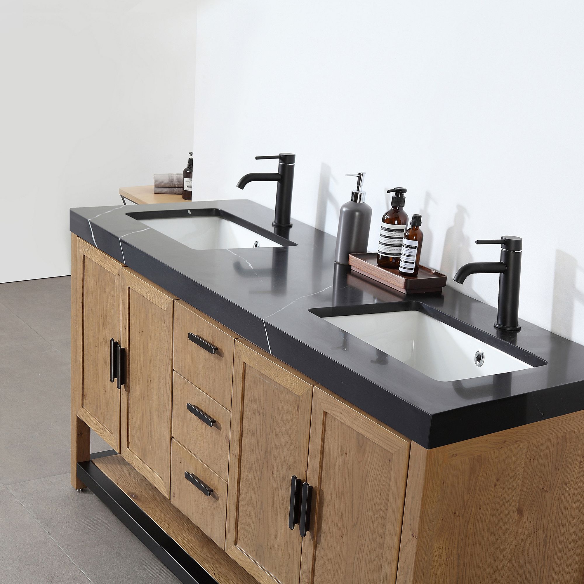 Whitby Double Bathroom Vanity (60"–72")