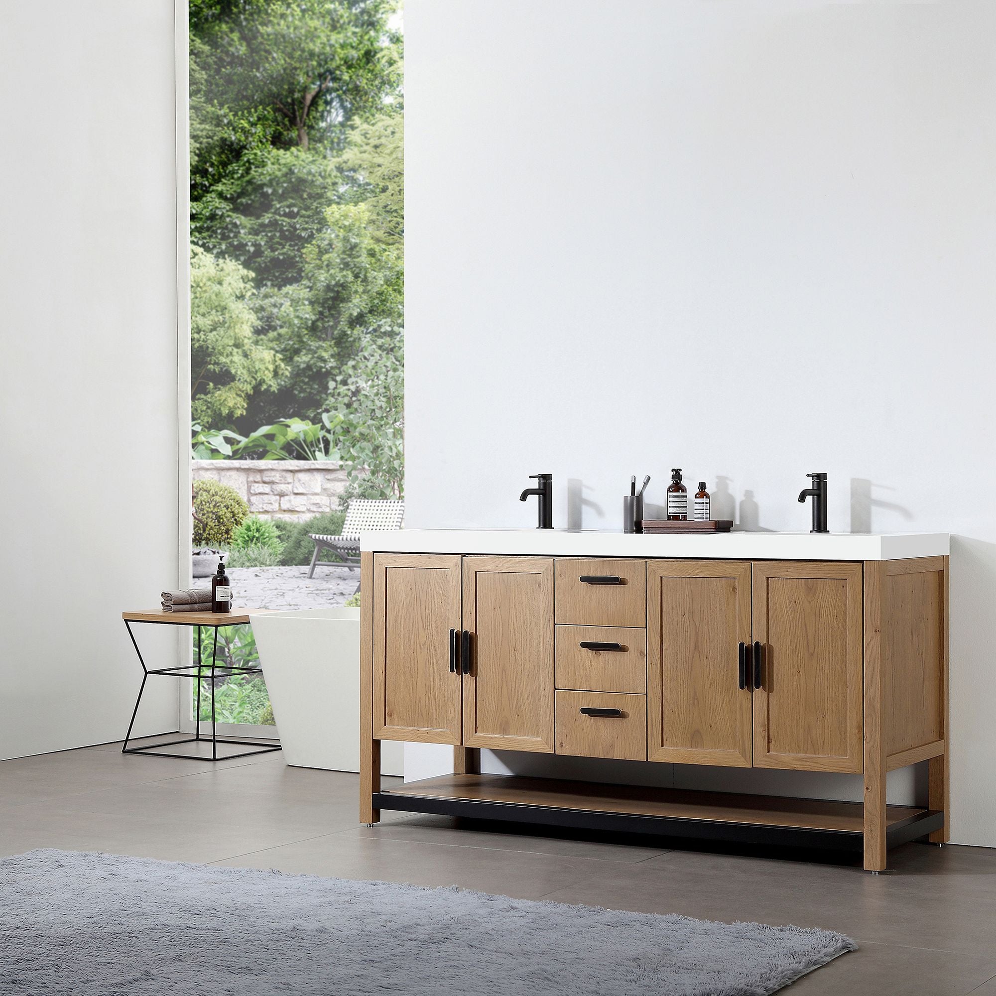 Whitby Double Bathroom Vanity (60"–72")